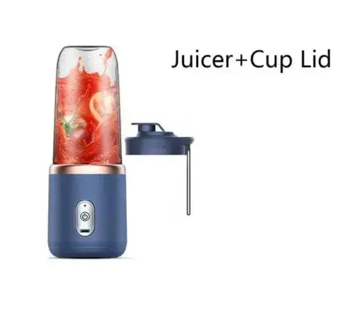 Liquidificador portátil elétrico com 6 lâminas e liquidificador multifuncional para sucos