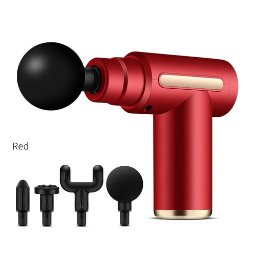 Pistola de fáscia portátil, mini massagem de tecido profundo leve
