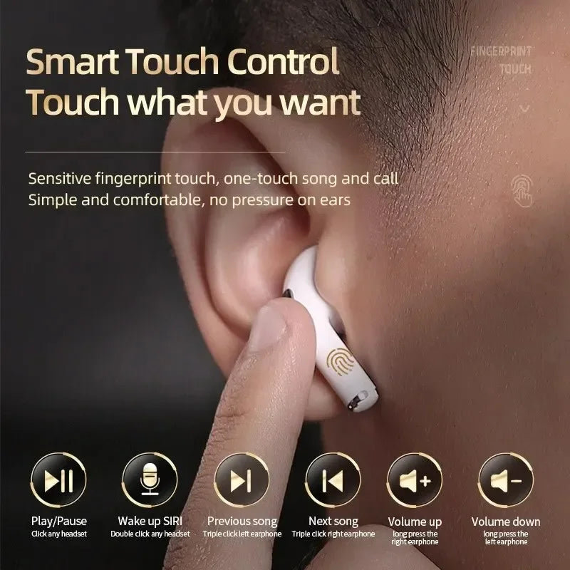 Fones de ouvido sem fio Bluetooth PRO4 para esportes ao ar livre 5.3
