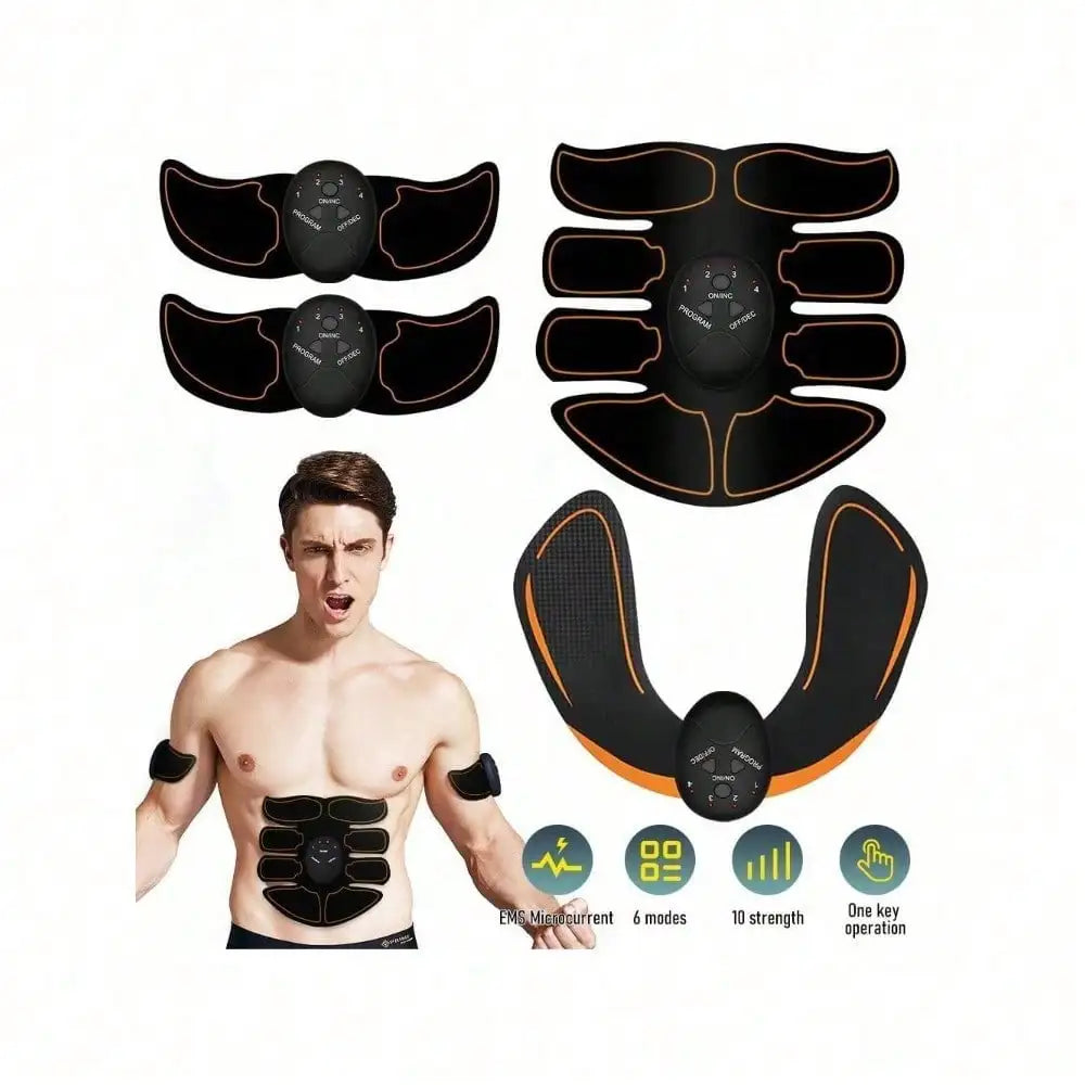 EMS Wireless Abdominal Muscle Stimulator Massager Fitness Abdominal Training, Home Arm/Leg Fitness Exercise Equipment