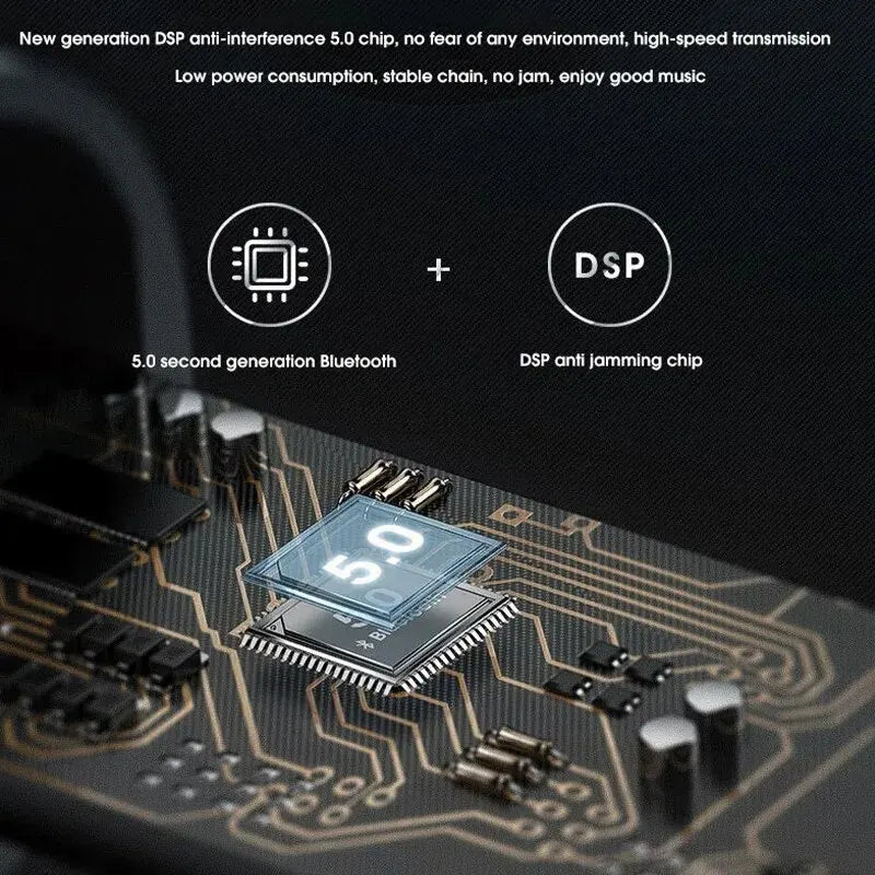 Fone de ouvido Bluetooth Pro4 TWS 9D estéreo sem fio intra-auricular HiFi