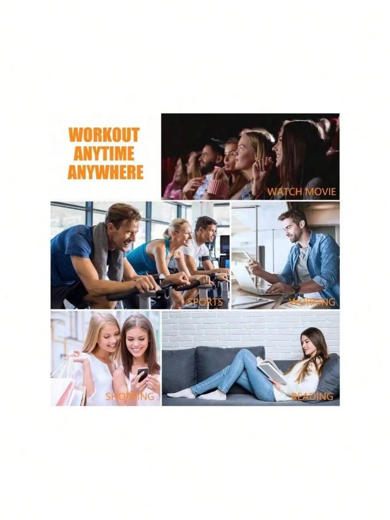EMS Wireless Abdominal Muscle Stimulator Massager Fitness Abdominal Training, Home Arm/Leg Fitness Exercise Equipment