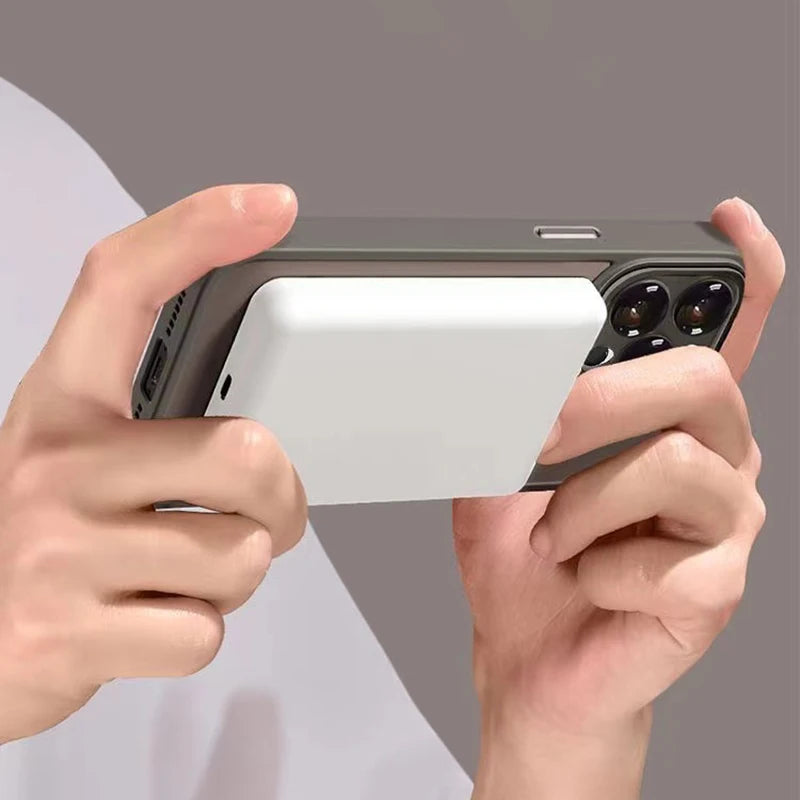 Armadura fosca de luxo para estojo de carregamento magnético sem fio Magsafe