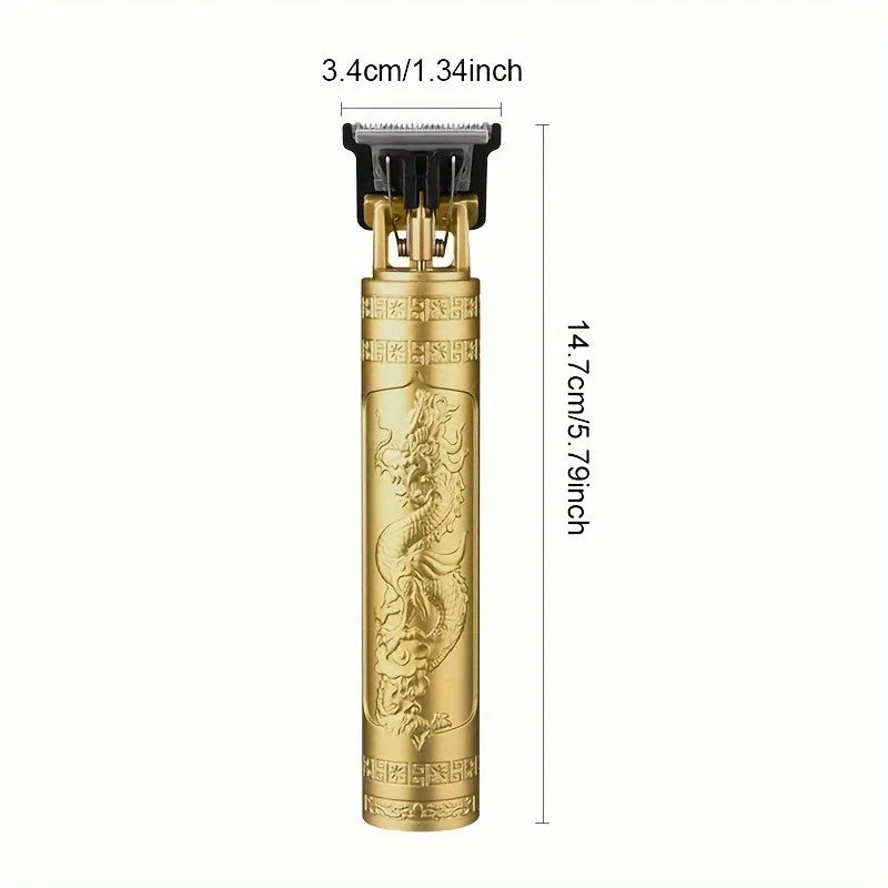 Máquina de cortar cabelo elétrica vintage T9, máquina de cortar cabelo profissional masculina
