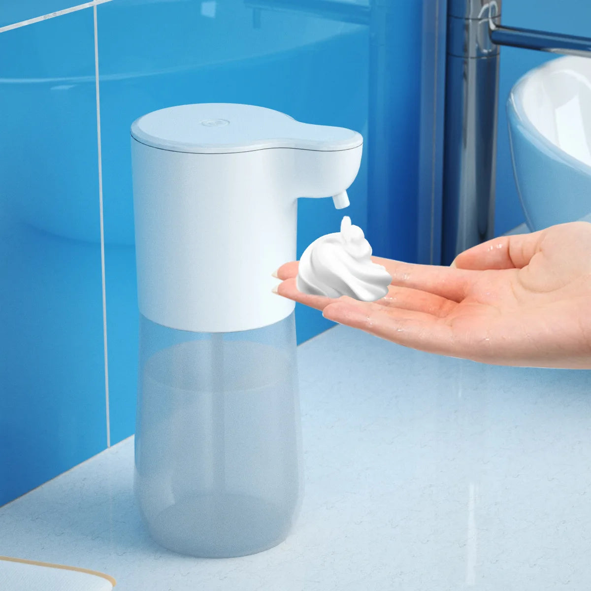 Dispensador automático de sabão, dispensador de espuma de sabão, sensor inteligente de sabão