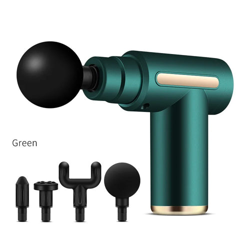 Pistola de fáscia portátil, mini massagem de tecido profundo leve