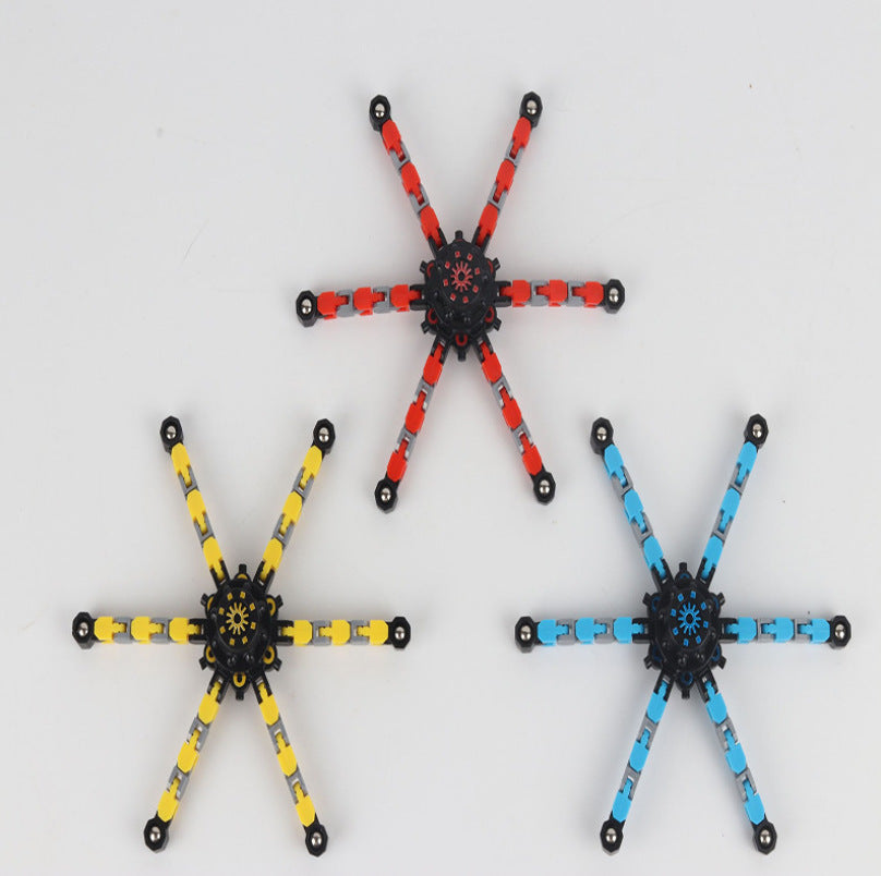 Corrente de brinquedo Fidget Spinner deformada para crianças