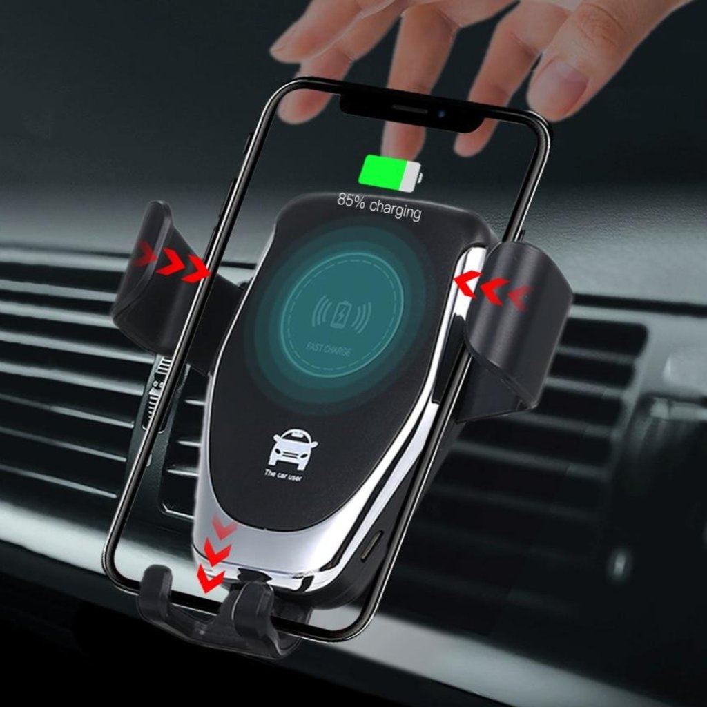 Carregador sem fio universal com suporte para carro Ninja Dragon QI X