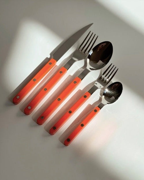 Conjunto de 10 talheres franceses Dopamine - Estilo Bistrot