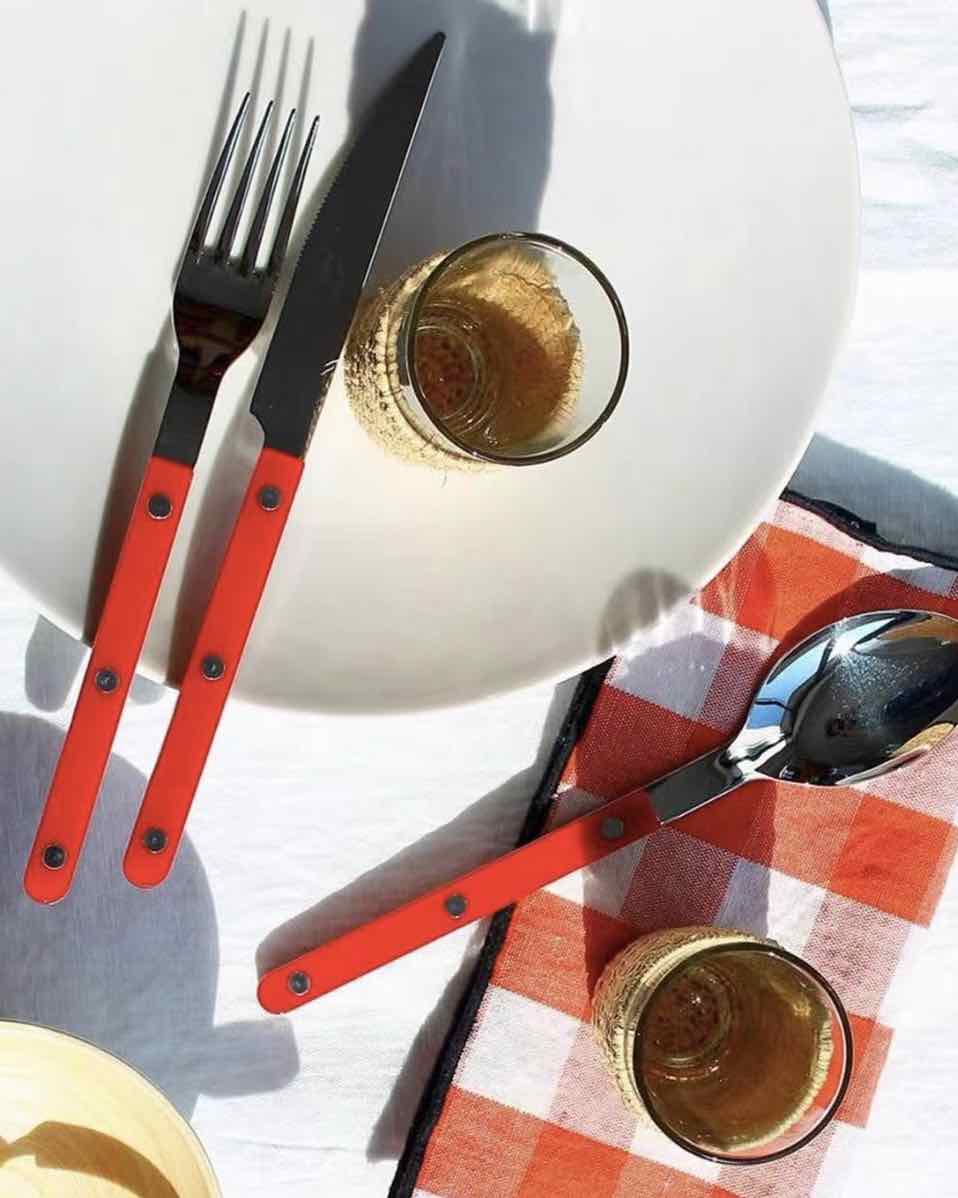 Conjunto de 10 talheres franceses Dopamine - Estilo Bistrot