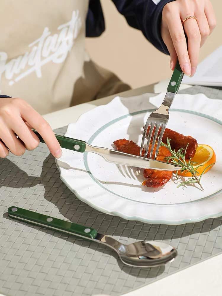 Conjunto de 10 talheres franceses Dopamine - Estilo Bistrot