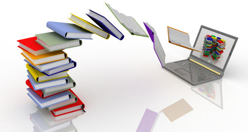 E-books, livros e revistas