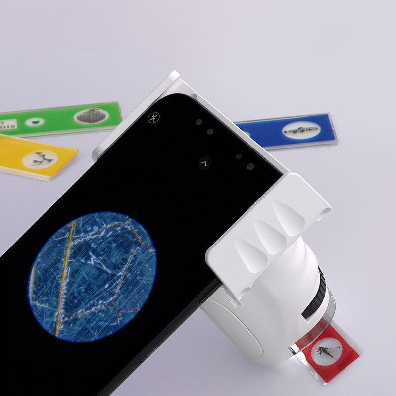Microscópio portátil de brinquedo infantil