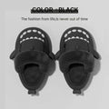 Pantufas de algodão com sola grossa removível EVA feminina outono inverno indoor