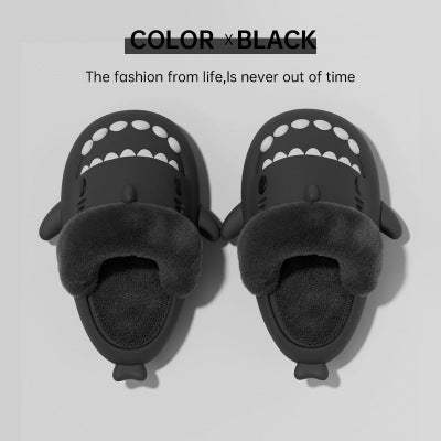 Pantufas de algodão com sola grossa removível EVA feminina outono inverno indoor