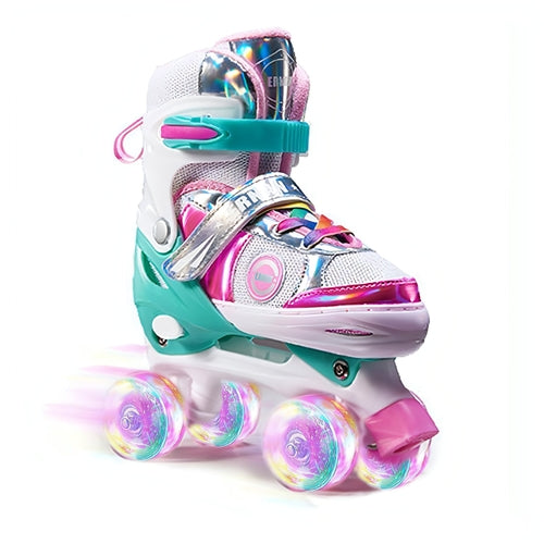 Patins infantis PU Full de 4 rodas