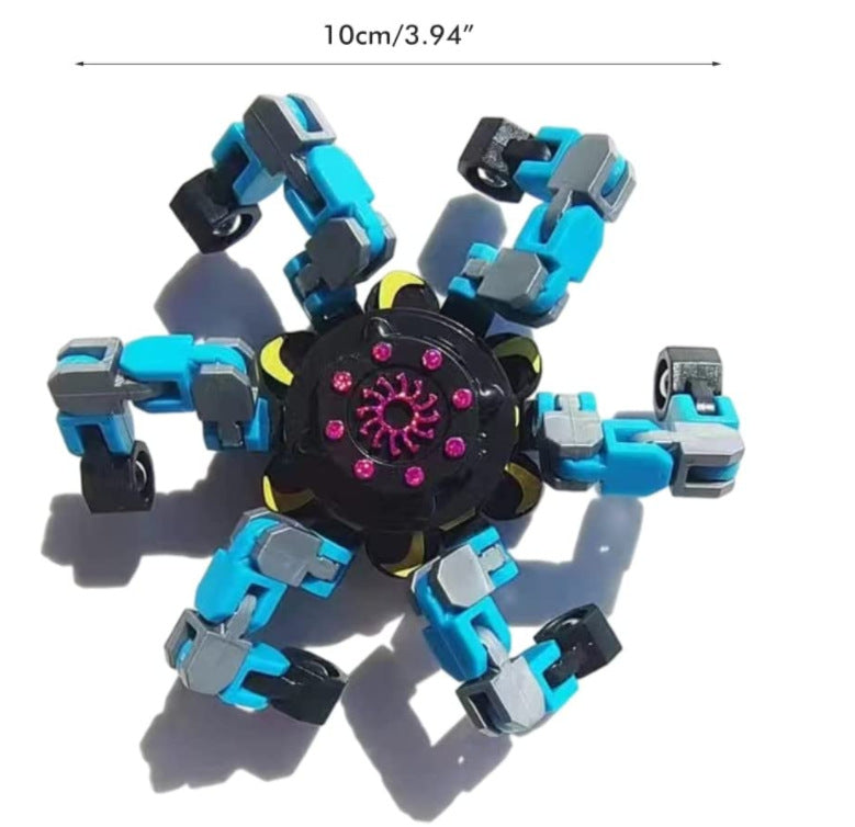 Corrente de brinquedo Fidget Spinner deformada para crianças