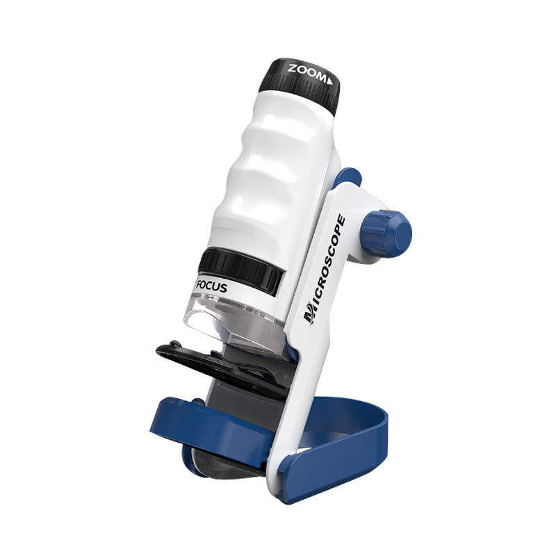 Microscópio portátil de brinquedo infantil