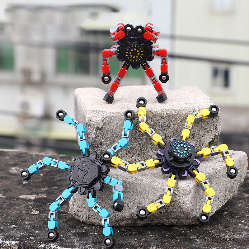 Corrente de brinquedo Fidget Spinner deformada para crianças