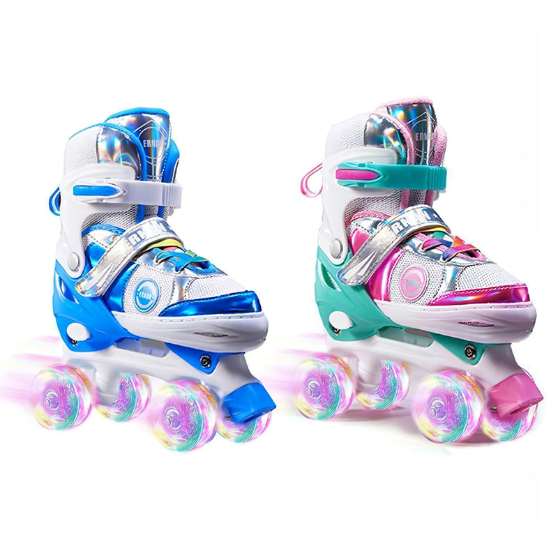 Patins infantis PU Full de 4 rodas