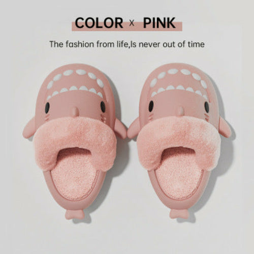 Pantufas de algodão com sola grossa removível EVA feminina outono inverno indoor