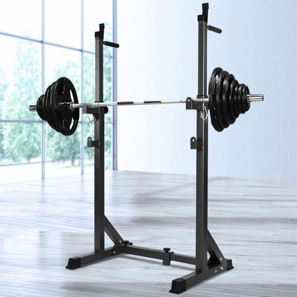 Banco de musculação Everfit, suporte ajustável para agachamento, equipamento para academia em casa, 300 kg