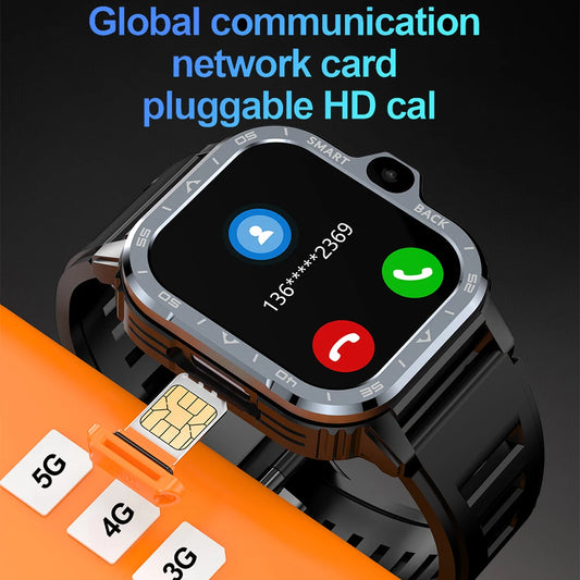 Relógio inteligente Android Valdus PGD masculino GPS 16G/64G ROM armazenamento HD duplo