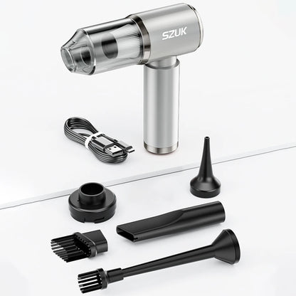 Mini aspirador de pó automotivo SZUK sem fio, potente e portátil para limpeza