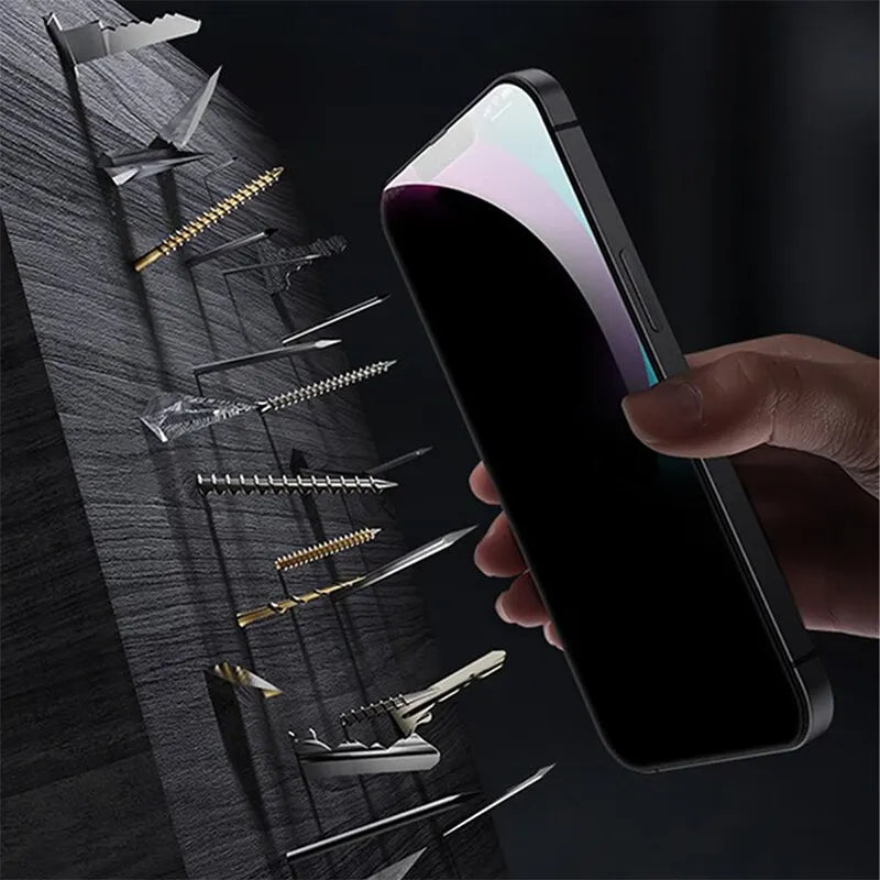 Protetor de tela de privacidade 4 peças para iPhone 14 Pro Max 16 Pro Anti-Spy