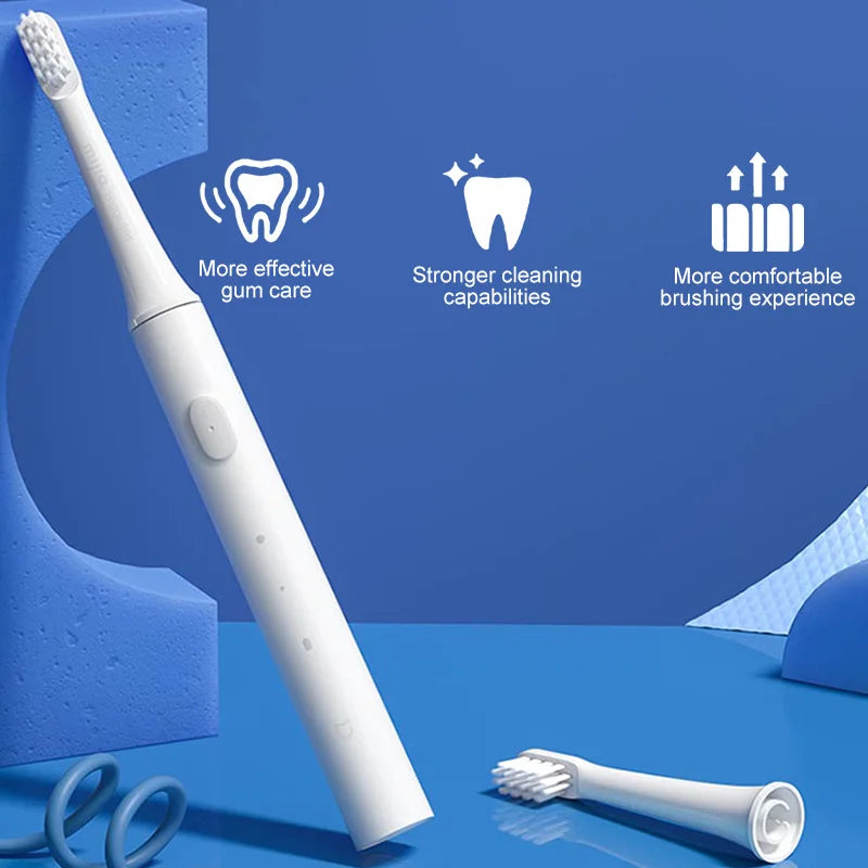 Escova de dentes elétrica sônica Xiaomi Mijia T100 Mi Smart à prova d'água