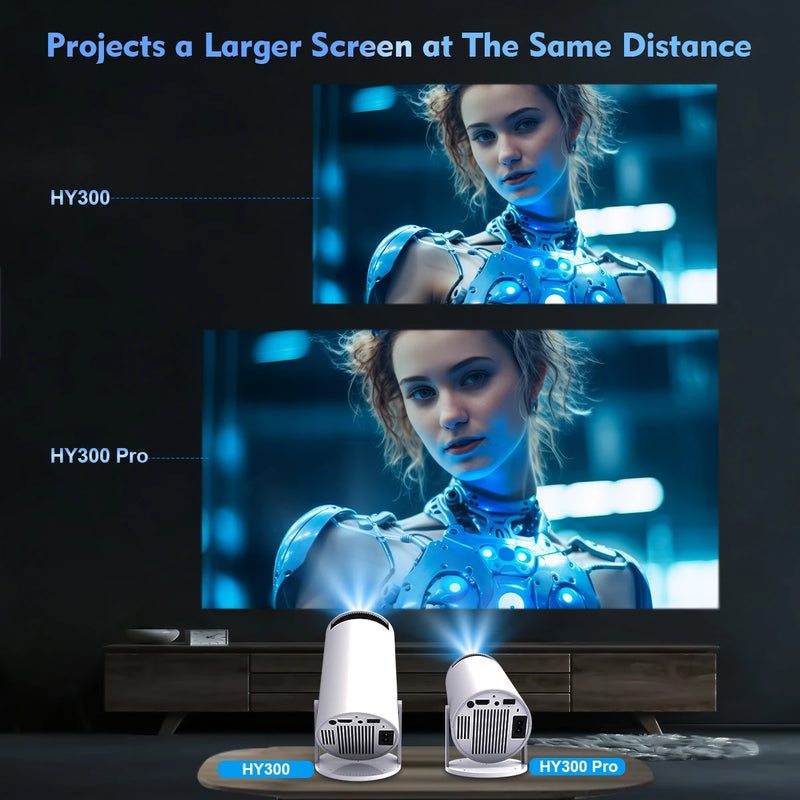 Projetor Magcubic HY300 PRO 4K Android 11 Dual Wifi6 260ANSI