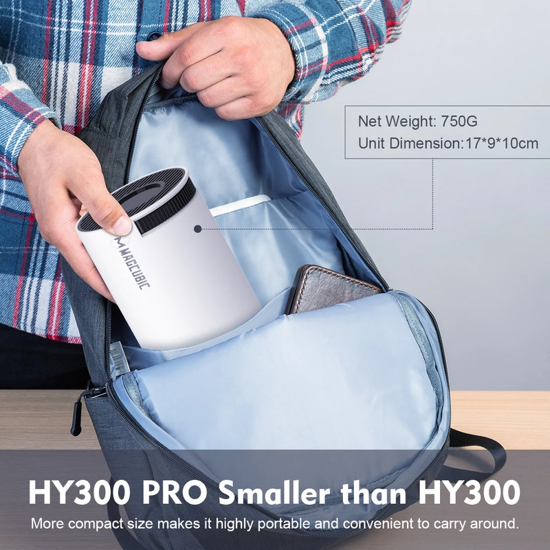 Projetor Magcubic HY300 PRO 4K Android 11 Dual Wifi6 260ANSI