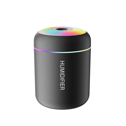 Mini umidificador de ar 180ml, difusor de aromas USB, purificador de óleos essenciais