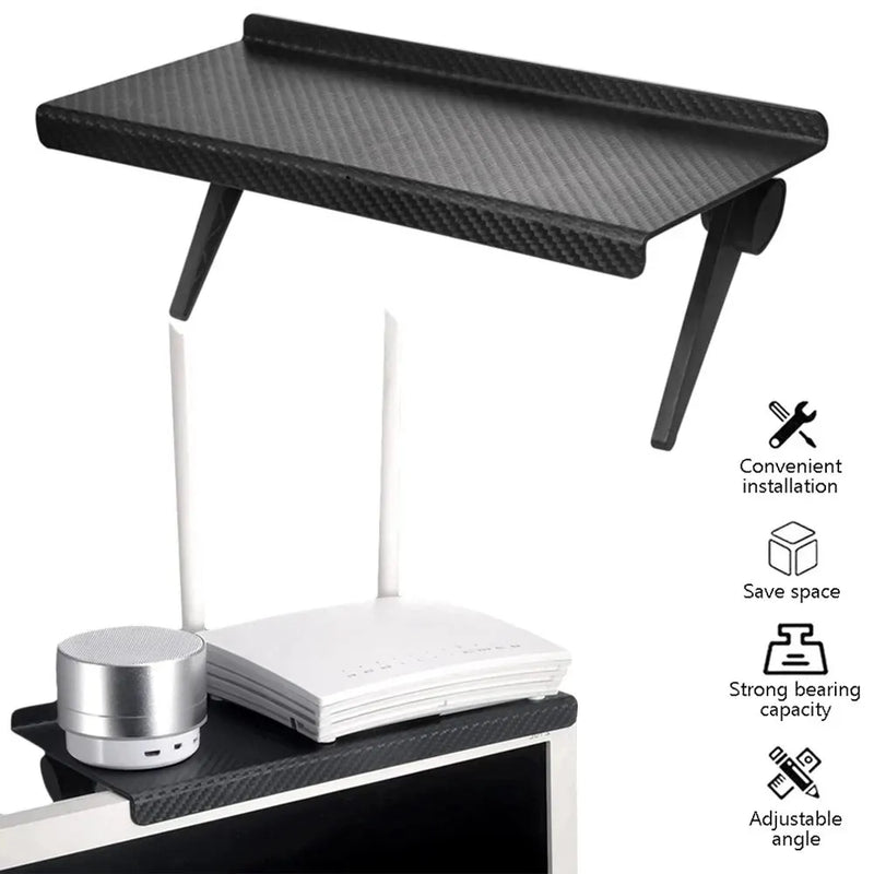 1 peça de rack de armazenamento para tela de TV e computador mais vendido, roteador sem fio