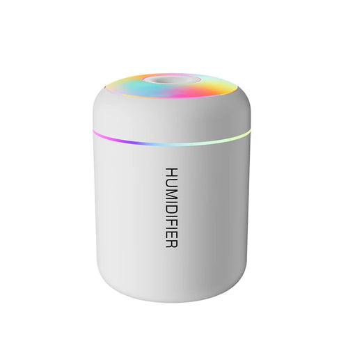 Mini umidificador de ar 180ml, difusor de aromas USB, purificador de óleos essenciais