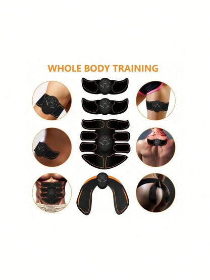 EMS Wireless Abdominal Muscle Stimulator Massager Fitness Abdominal Training, Home Arm/Leg Fitness Exercise Equipment
