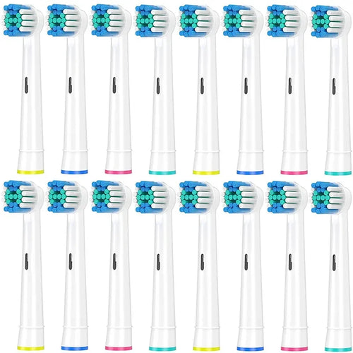 Cabeças de escova de dentes de substituição 4/8/16 peças compatíveis com Oral-B Braun