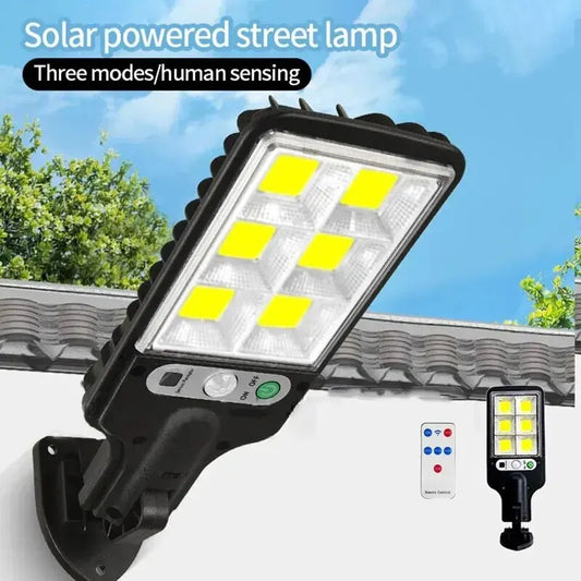 72/108 COB Sensor Solar Luzes LED para Exteriores Jardim de Rua Lâmpadas Solares