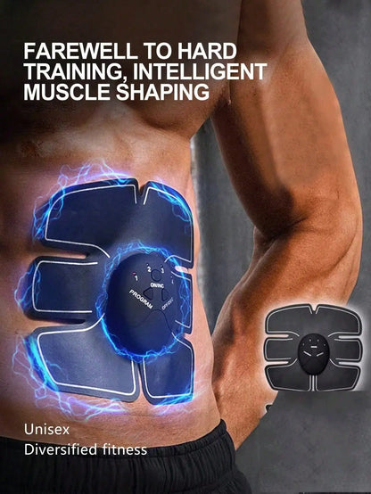 EMS Wireless Abdominal Muscle Stimulator Massager Fitness Abdominal Training, Home Arm/Leg Fitness Exercise Equipment