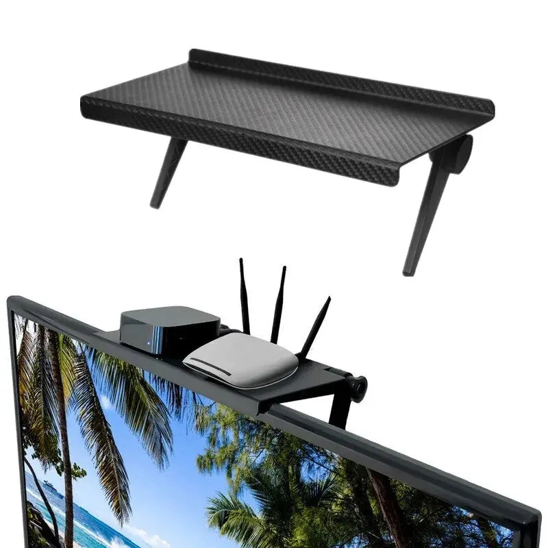 1 peça de rack de armazenamento para tela de TV e computador mais vendido, roteador sem fio