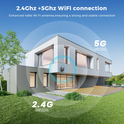 BESDER 15MP Câmera Wifi PTZ Tela Dupla Externa 10X Zoom Digital DetecçãCâo Humana 10MP mera IP de Segurança Vigilância O-Kam Pro