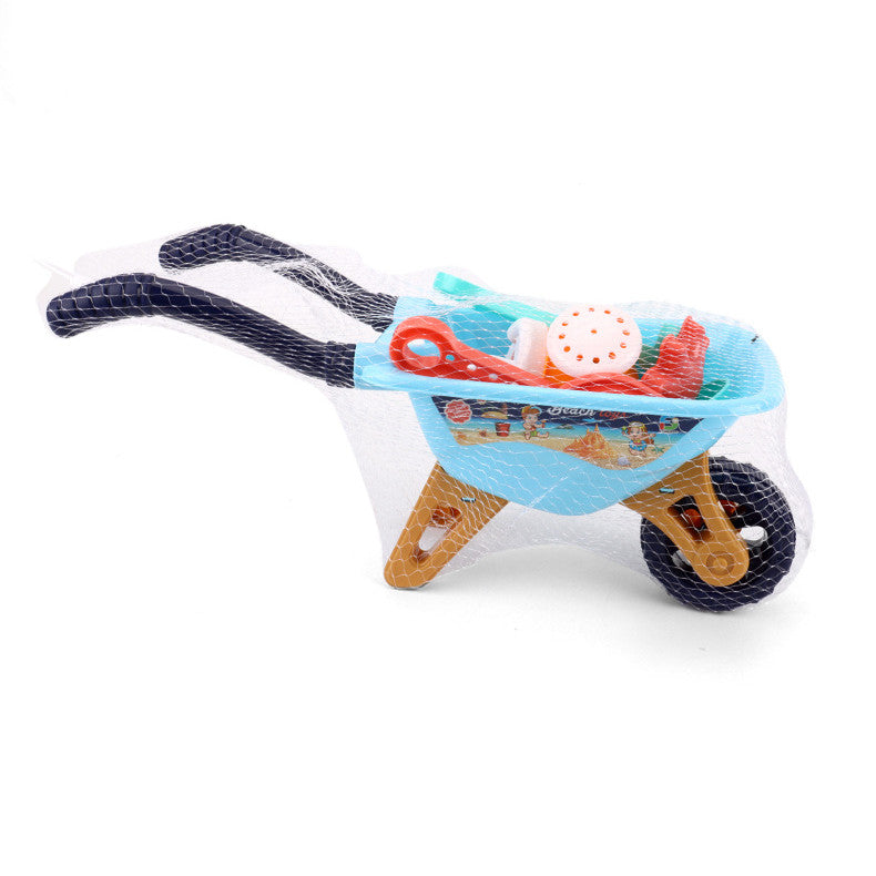 Carrinho de brinquedo de praia grande, conjunto de 6 peças, carrinho de brinquedo infantil