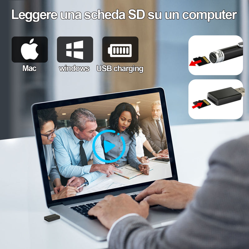Mini filmadora esportiva HD 1080P DV DVR filmadora câmera escondida caneta