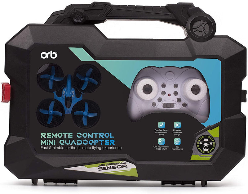 Mini Quadricóptero com controle remoto, fácil de pilotar; LED; Iniciante ou avançado