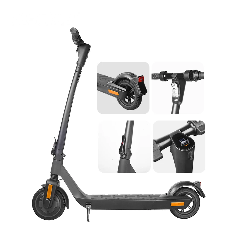 Scooter de estoque da UE, alcance máximo de 30 km, pneus de 8,5 polegadas, design de segurança Escooter