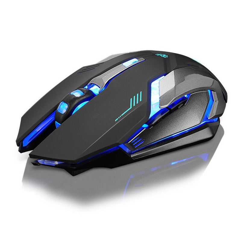 Mouse gamer LED silencioso sem fio Ninja Dragon Stealth 7