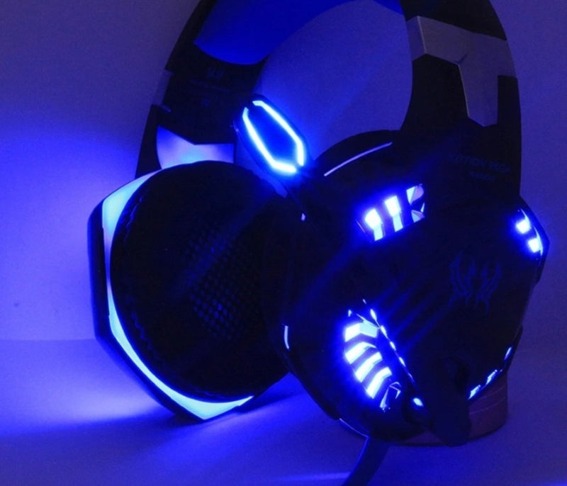 Fone de ouvido gamer LED Ninja Dragon G9300 com microfone