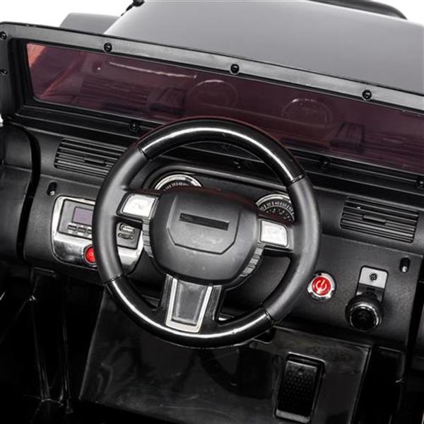 Carro de passeio infantil 12V SUV MP3 RC com controle remoto e luzes LED