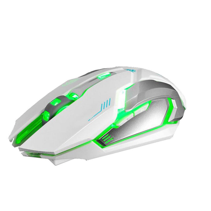 Mouse gamer LED silencioso sem fio Ninja Dragon Stealth 7