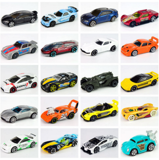 1:64 Mini Carros de Corrida Hot Wheels para brinquedos infantis